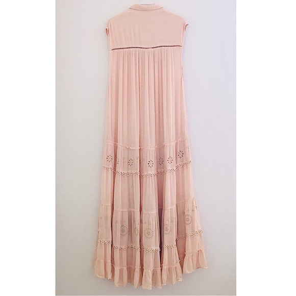 FREE PEOPLE Pretty Cozy Maxi Ecru Dress - Picture 10 of 16